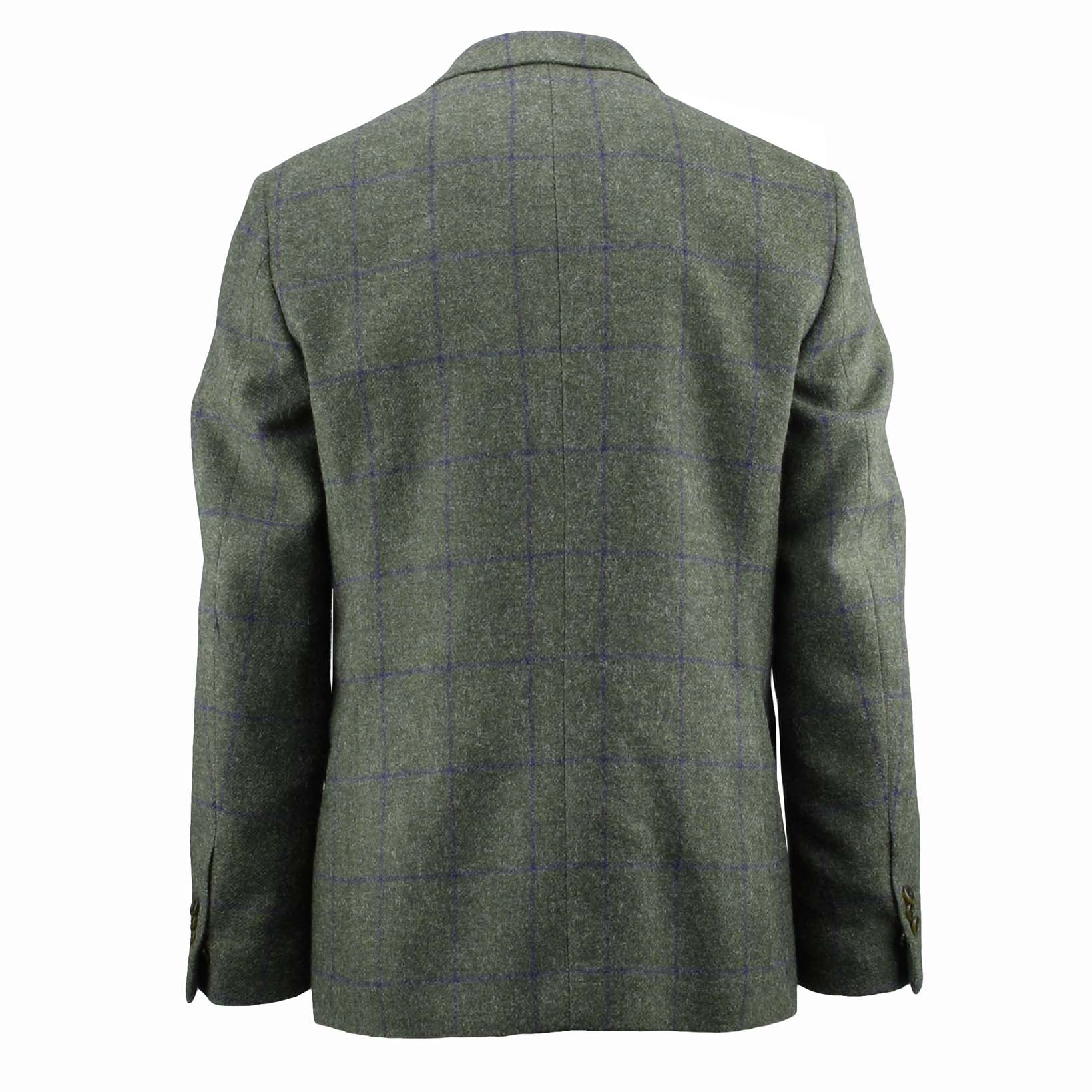 Jacket with overcheck-Conrad Hasselbach-Conrad Hasselbach Shoes & Garment