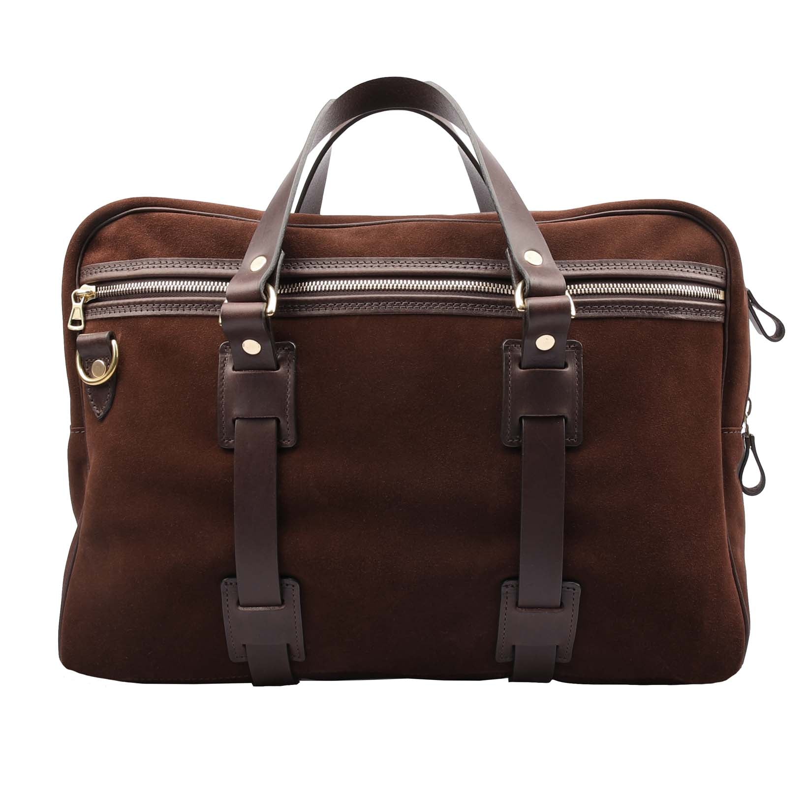 Suede Laptop Bag-Croots-Conrad Hasselbach Shoes & Garment